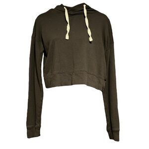 SO Black Cropped Hoodie Junior’s XS